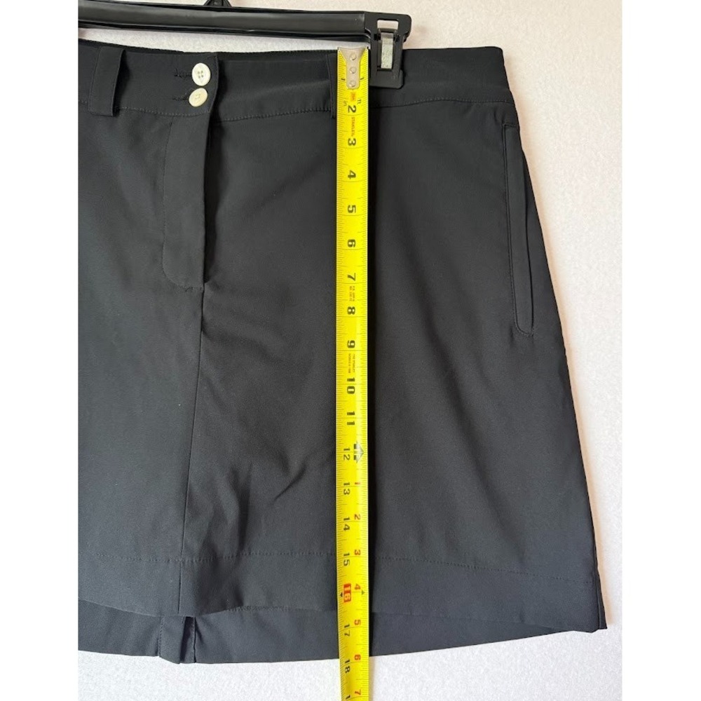 Nike Golf Dri Fit Skort Women Size 12 Black Tour Performance Stretch Activewear - Picture 5 of 16